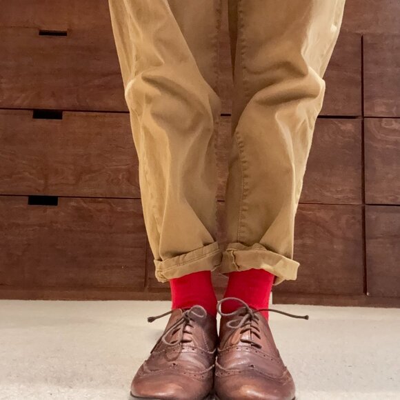 Vintage Barney's New York brown leather brogues/oxfords - Picture 7 of 8